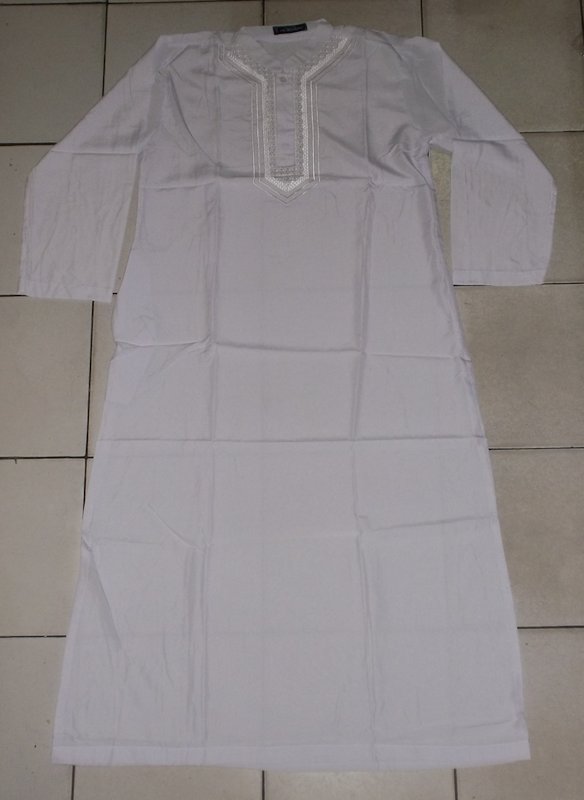 gamis laki-laki / pria putih