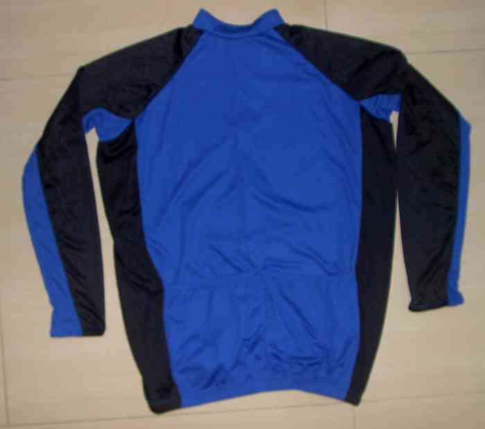 baju SEPEDA LENGAN PANJANG biru HITAM