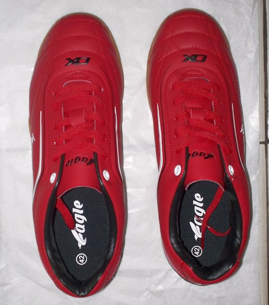 sepatu futsal original murah merah gelap putih hitam