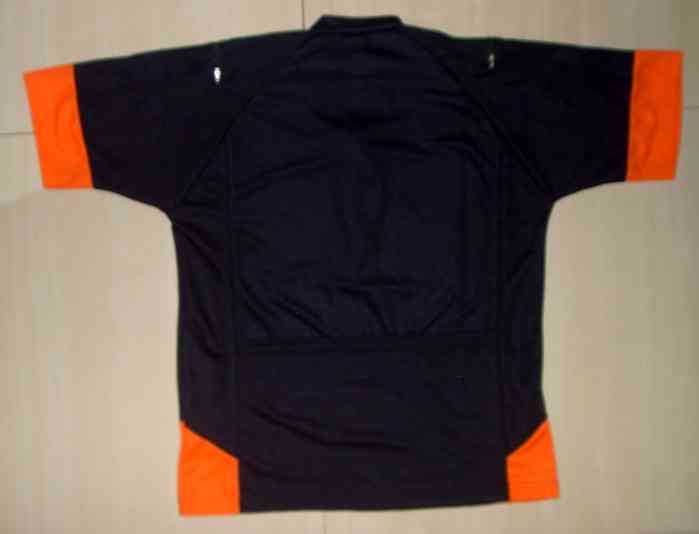 jersey sepeda santai hitam oren