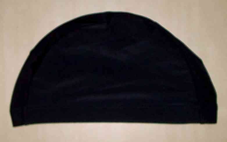 topi renang / sepeda hitam